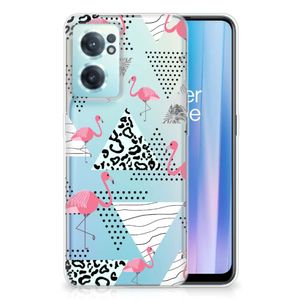 OnePlus Nord CE 2 5G TPU Hoesje Flamingo Triangle