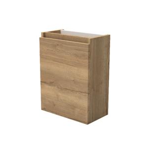 Fonteinkast Sanilux Trendline 52x40x22 cm Links Softclose Natural Oak