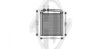 Kachelradiateur, interieurverwarming DIEDERICHS, u.a. für VW, Skoda