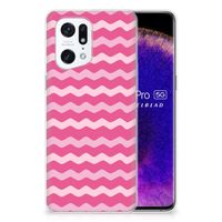 OPPO Find X5 Pro TPU bumper Waves Pink - thumbnail