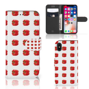 Apple iPhone X | Xs Book Cover Paprika Red