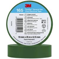 3M Temflex™ 165 165GR6E Isolatietape Temflex 165 Groen (l x b) 25 m x 19 mm 1 stuk(s)