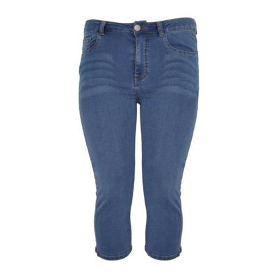 Yoek high waist skinny capri jeans light denim Yoek high waist skinny capri jeans light denim