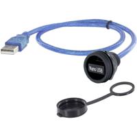 USB 2.0-stekker A Chassisbus, inbouw 1310-1032-01 M22 1310-1032-01 encitech 1 stuk(s)