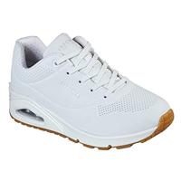 Skechers Uno Stand On Air dames Sneaker, White Durabuck, 40 EU