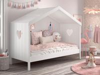 Open huisbed AMORA 90x200 cm wit - thumbnail