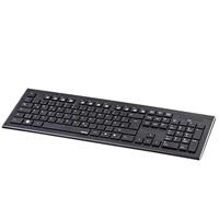 Hama Draadloos toetsenbord, Bluetooth, USB A, PC, Smart Link, Bt, 12 multimediatoetsen, draadloos, QWERTY, zwart