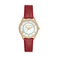 Horlogeband Michael Kors MK2756 Leder Rood 16mm