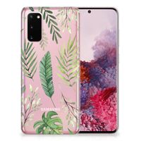 Samsung Galaxy S20 TPU Case Leaves - thumbnail