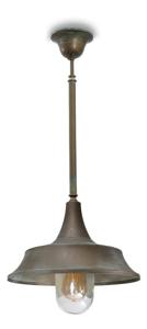 Moretti Luce Landelijke hanglamp Atelier - messing verouderd 3127.T.AR