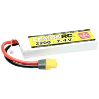 LemonRC LiPo accupack 7.4 V 2200 mAh Aantal cellen: 2 35 C Softcase XT60 - thumbnail