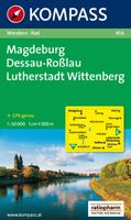 Wandelkaart 456 Magdeburg - Dessau - Lutherstadt Wittenberg | Kompass - thumbnail