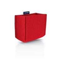 magnetoplan magnetoTray ecoAware Medium, magnetische pennenhouder van vilt, 13 x 10 x 6 cm, rode pennenhouder van gerecyclede PET-flessen