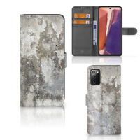 Samsung Galaxy Note 20 Bookcase Beton Print - thumbnail