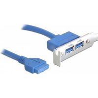 DeLOCK 82976 USB 3.0 19-pin - 2 x USB 3.0-A