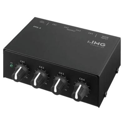 IMG Stage Line PPA-4 stereo koptelefoon versterker 4-kanaals IMG Stage Line PPA-4 stereo koptelefoon versterker 4-kanaals