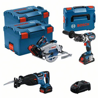 Bosch Blauw 3-delige Combopack | GSB 18V-110 C + GKS 18V-68 GC + GSA 18V-28 in L-Boxx - 0615990N38