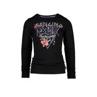 Vingino longsleeve Jolande met printopdruk zwart