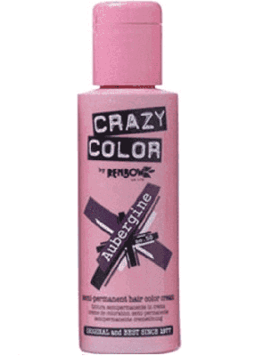 Crazy Color Semi Permanent Hair Color - Aubergine