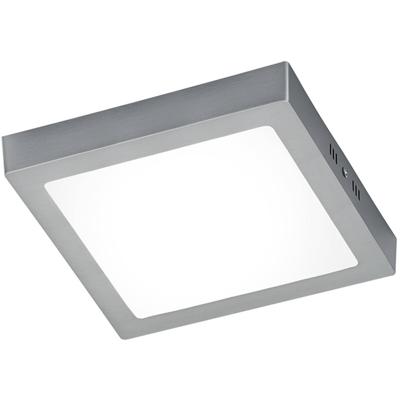 LED Plafondlamp - Plafondverlichting - Trion Zonin - 17W - Warm Wit 3000K - Vierkant - Mat Nikkel - Aluminium LED Plafondlamp - Plafondverlichting - Trion Zonin - 17W - Warm Wit 3000K - Vierkant - Mat Nikkel - Aluminium