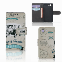 Sony Xperia Z3 Compact Telefoonhoesje met foto Retro VW Bus