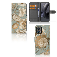 Hoesje voor Motorola Edge 30 Neo Vintage Bird Flowers