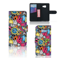 Samsung Galaxy A3 2017 Wallet Case met Pasjes Punk Rock