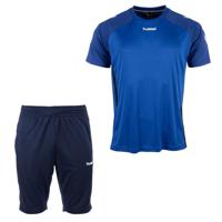 hummel Authentic Trainingsset Kids Blauw Donkerblauw - thumbnail