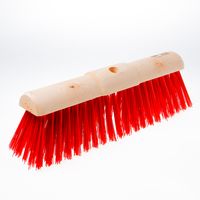 Gemeentebezem rood pvc 45cm