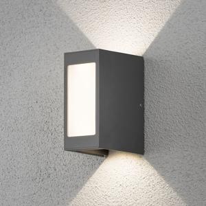 Konstsmide Cremona 7992-370 LED-buitenlamp (wand) Energielabel: G (A - G) LED LED vast ingebouwd 24 W Antraciet