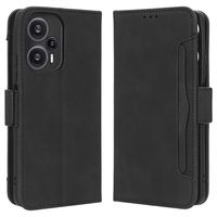 Xiaomi Redmi Note 12 Turbo/Poco F5 Cardholder Series Portemonnee Hoesje - Zwart