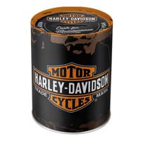 Spaarpot Harley Davidson thema - mannen/heren - motor rijders - 10 x 13 cm   - - thumbnail