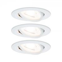 Paulmann 93467 Inbouwlamp Set van 3 stuks LED GU10 19.5 W Wit (mat)