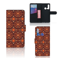 Huawei P20 Lite (2019) Telefoon Hoesje Batik Brown