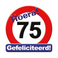 Huldeschild 75 jaar - thumbnail