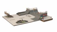 NOCH 66834 H0 micro-motion skatepark Bouwpakket - thumbnail