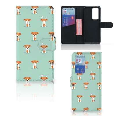 OPPO Find X3 Neo 5G Telefoonhoesje met Pasjes Pups OPPO Find X3 Neo 5G Telefoonhoesje met Pasjes Pups