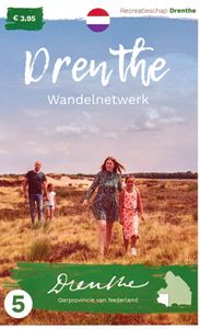 Wandelknooppuntenkaart 5 Wandelnetwerk Drenthe Staphorst - Meppel - St