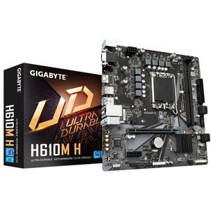 Gigabyte H610M H Moederbord Socket Intel 1700 Vormfactor Micro-ATX Moederbord chipset Intel® H610 Express