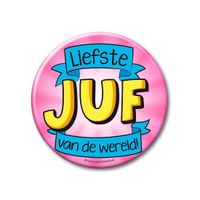 Liefste juf button XXL   -