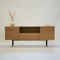 Dressoir Claudia Eiken Naturel 180cm - Giga Meubel