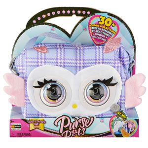 Purse Pets - Print Perfect - Hoot Couture Owl interactieve dierenhandtas met meer dan 30 geluiden en reacties