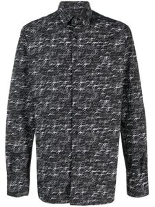 Karl Lagerfeld chemise Karl Signature en coton - Noir