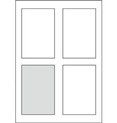 Sigel DE160 Flesetiketten 80 x 120 mm Papier Wit 20 stuk(s) Permanent hechtend Inkjet