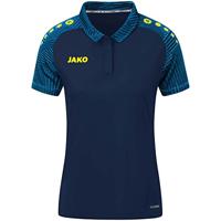 JAKO - Prestatiepoloshirt, Dames, Marine/Jako-Blauw, 42