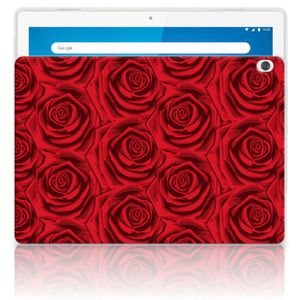 Lenovo Tab M10 Siliconen Hoesje Red Roses