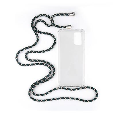 Shop4 - Samsung Galaxy S20 Plus Hoesje - Zachte Back Case met Koord Camouflage Groen Shop4 - Samsung Galaxy S20 Plus Hoesje - Zachte Back Case met Koord Camouflage Groen