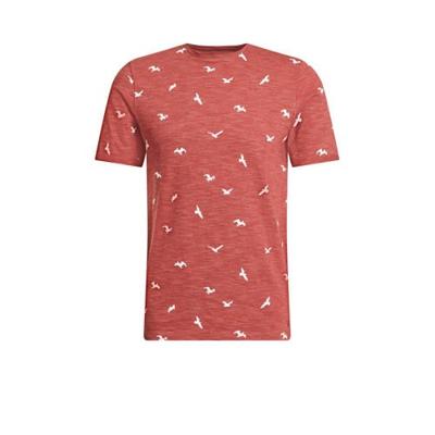 WE Fashion T-shirt met all over print dark bloody mary