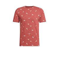 WE Fashion T-shirt met all over print dark bloody mary