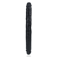 RealRock by Shots Slim Double Ended Dong 14 / 35,6 cm - Black